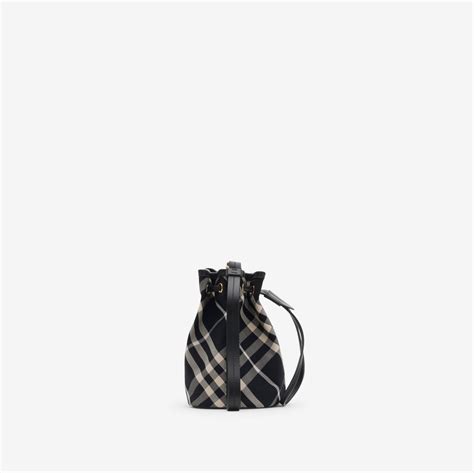 estuche burberry|Check Drawstring Pouch in Black/calico .